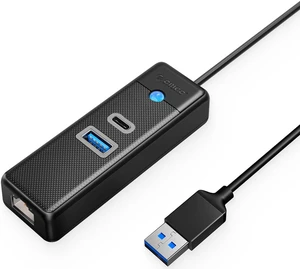 ORICO Ethernet Adapter USB to 2500Mbps Network Adapter RJ45 2.5G Wired LAN Adapter 1 USB-A+ 1 USB-C 5Gbps + RJ45 2.5G , 3 port USB hubfor Laptop PC ,180cm ORICO Ethernet Adapter USB to 2500Mbps Network Adapter RJ45 2.5G Wired LAN Adapter 1 USB-A+ 1 USB-C 5Gbps + RJ45 2.5G , 3 port USB hubfor Laptop PC ,180cm