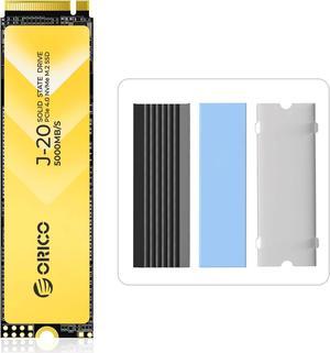 ORICO 2TB NVMe SSD, M.2 NVMe SSD PCIe Gen4x4 2280, 3D NAND Internal Solid State Drive, Read Speed up to 5200 MB/s, Compatible with PS5, Storage for PC, Desktop and Laptops-J20