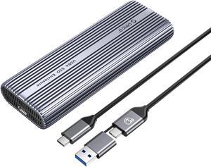 ORICO M.2 NVMe SSD Enclosure - 40Gbps, Cooling Fan, Tool-Free Aluminum Adapter, Thunderbolt 4/3 & USB 4 Compatibility Supports M Key Sizes 2280/2260/2242/2230 ORICO M.2 NVMe SSD Enclosure - 40Gbps, Cooling Fan, Tool-Free Aluminum Adapter, Thunderbolt 4/3 & USB 4 Compatibility Supports M Key Sizes 2280/2260/2242/2230