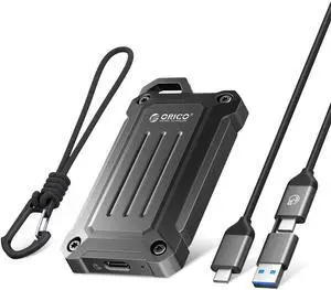 ORICO 2TB Mini Portable External SSD 20Gbps,up to 2000MB/s,USB3.2 Gen2 Type- C Portable Solid State Drive for Outdoor