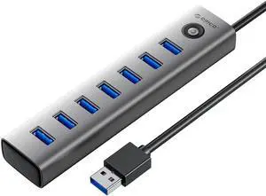 ORICO 7-port USB 3.0 hub adapter USB Splitter 5Gbps high-speed compatible with laptops and desktops(CL7U)