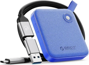 ORICO 1TB External SSD up to Read Speed up to 560MB/s USB Type-C Portable SSD-B5PLUS 1TB Blue ORICO 1TB External SSD up to Read Speed up to 560MB/s USB Type-C Portable SSD-B5PLUS 1TB Blue