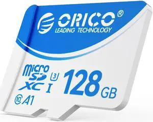 ORICO T3 128GB 64GB 32GB 16GB MicroSDXC Card - U3 V30 A1, 70MB/s Read, 60MB/s Write - 4K UHD Video, Monitor & Security Camera, TF Memory Card