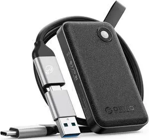 ORICO Portable SSD 2TB External Solid State Drive, Read Speeds Up to 560MB/s Exteral SSD for Students, Professionals Black