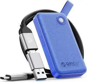 ORICO Portable SSD 1TB External Solid State Drive, Read Speeds Up to 560MB/s Exteral SSD for Students, Professionals Blue
