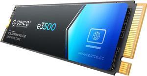 ORICO 2TB M.2 2280 NVMe SSD PCIe Gen3x4 3D NAND Internal Solid State Drive, Read Speed up to 3500 MB/s Graphene Cooling for PC Desktop Laptop Ultrabook