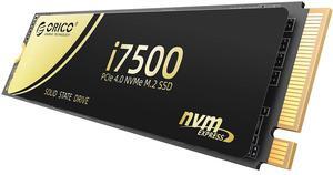 ORICO i7500 1TB M.2 NVMe SSD, PCIe Gen4x4 M2 2280 SSD, Up to 7300MB/s Read & 6200MB/s Write, 3D NAND Flash Internal Solid State Drive with SLC Cache, Compatible with Laptops PC Desktops 1TB