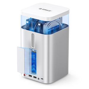 ORICO MiniTower Designed for MacMini M4 Hard Drive Enclosure TypeC Docking Station Desktop Hybrid Storage System DAS