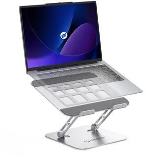 ORICO Ergonomic Laptop Stand for Desk, Height Adjustable Aluminum Alloy Laptop Stand Riser, Foldable Computer Holder Compatible with MacBook, Dell XPS, HP up to 17 - ST11, Silver ORICO Ergonomic Laptop Stand for Desk, Height Adjustable Aluminum Alloy Laptop Stand Riser, Foldable Computer Holder Compatible with MacBook, Dell XPS, HP up to 17 - ST11, Silver