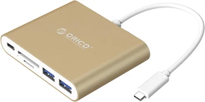 USB C Hub ORICO Portable USB-3.1 Type-C HUB to 2-USB 3.0 Ports with SD/TF Memory Card Reader Type-C PD Charging Laptop Docking Stations for MacBook/New MacBook Pro/ChromeBook USB C Hub ORICO Portable USB-3.1 Type-C HUB to 2-USB 3.0 Ports with SD/TF Memory Card Reader Type-C PD Charging Laptop Docking Stations for MacBook/New MacBook Pro/ChromeBook