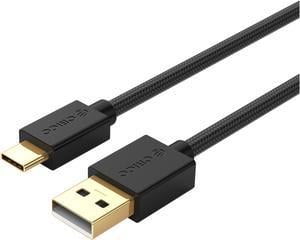ORICO USB2.0 to USB 2.0 Male to Male  Extension Cable - Black  with Gold Plated Connectors 1.64ft-6.6ft 0.5m to 2m