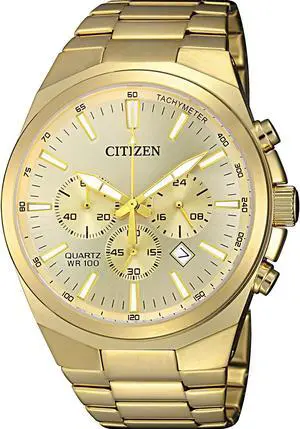 Citizen AN8172-53P Quartz Men's Watch Gold 40mm Stainless Steel