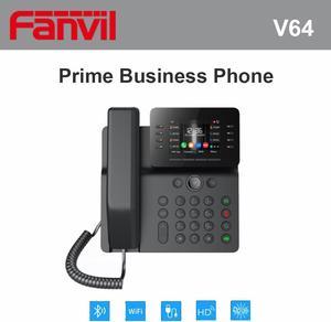 Fanvil V64 Prime Business Phone 12 SIP lines HD Voice PoE and Dual Gigabit ports