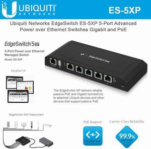 Ubiquiti EdgeSwitch XP 5 Gigabit 24V PoE Ethernet Switch - ES-5XP