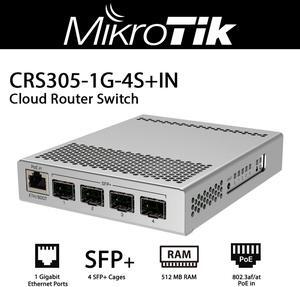 Routeur/Switch réseau/WiFi 2.4 GHz 8 ports 10/100/1000 + 1 port SFP MikroTik