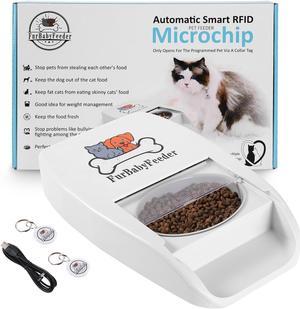 FurBabyFeeder Automatic Microchip Pet Feeder - Uses RFID Collar Tag - Multi-Pet - LCD Display - Suitable for Both Dry and Wet Food