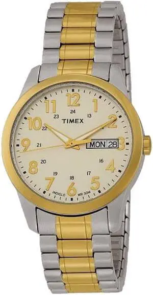 Men's Timex South Street Sport Two Tone Expansion Band Watch T2M935