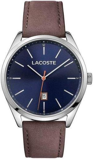 Mens Lacoste San Diego Brown Suede Leather Band Watch 2010910