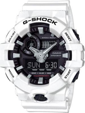 Casio G-Shock White Digital Analog Watch GA700-7A GA-700-7ACR