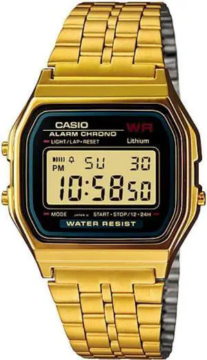 Men's Casio Gold Tone Classic Digital Watch A159WGEA-1