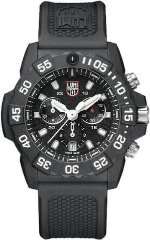 Men's Luminox Navy SEAL Chronograph Diver's 45mm Watch 3581 Men's Luminox Navy SEAL Chronograph Diver's 45mm Watch 3581