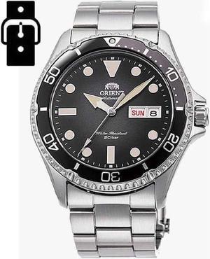 Men's Orient Mako Kamasu Diver's Automatic Day-Date Watch RA-AA0810N19B