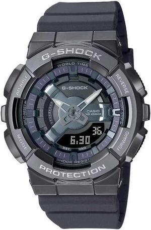 Women's Casio G-Shock GM-S110 Steel Grey Analog Digital Watch GMS110B-8A