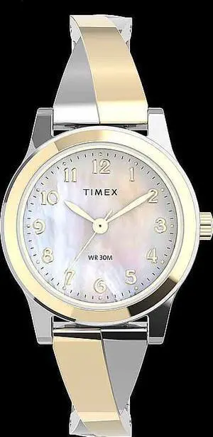 Women's Timex Main Street Quartz Pearl Dial Watch TW2V51100