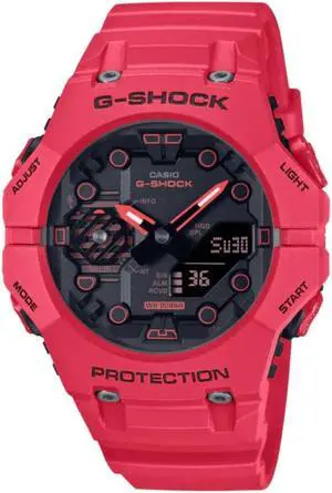 Casio G-Shock Red Analog Digital Mobile Smartphone Link Watch GAB001-4A