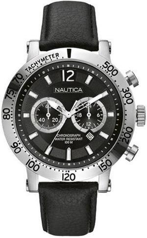 Nautica Windjammer N20096G Men's Black Dial Quartz Chronograph Watch