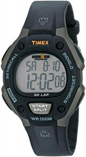 TIMEX IRONMAN TRIATHLON 30 LAP GREY/BLACK T5E901
