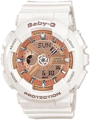 Casio Baby-G White Ani-Digi 3D Watch BA110-7A1
