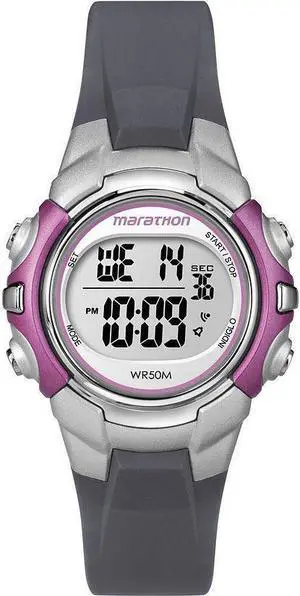 Timex Women's Marathon | Pink/Black w Alarm, Stopwatch | Sports Watch T5K646
