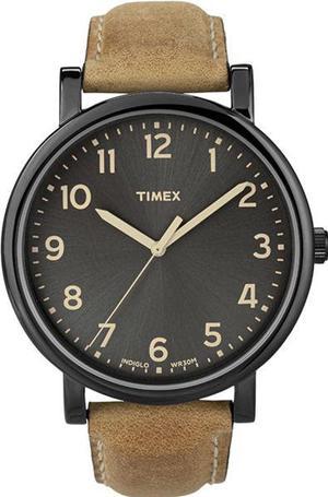Men's Timex Originals 20mm Leather Strap Watch T2N677