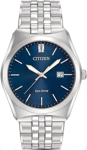 Men's Citizen Eco-Drive Corso Stainless Steel Watch BM7330-59L Men's Citizen Eco-Drive Corso Stainless Steel Watch BM7330-59L