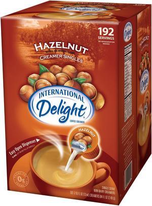 International Delight Hazelnut Coffee Creamer Singles - 192 ct.