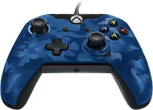 PDP Wired Controller For Xbox One & PC - Blue Camo PDP Wired Controller For Xbox One & PC - Blue Camo