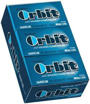 Wrigley's Orbit Peppermint - 12/14 pc. Packs