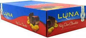 Luna Bar Nutz Over Chocolate