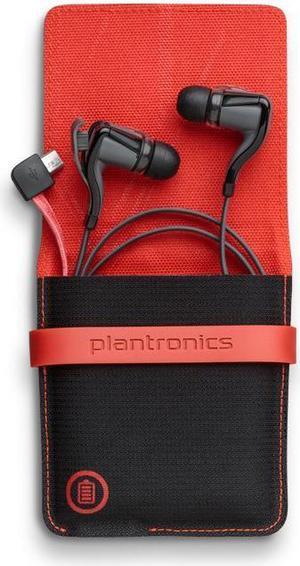 Plantronics BackBeat Go 2 Black Plus Bluetooth Wireless Stereo Earbuds and Case, Retail Packaging