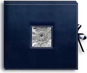 Pioneer SBX-12NB Sewn Leatherette D-Ring Scrapbook Box 13"X14.5