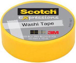 3M C314-ORG Washi Tape .59 in. x 393 in. - 15mmx10m -Orange