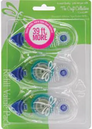 Mono Adhesive Refill Permanent Value Pack-1/3"X39ft 3/Pkg