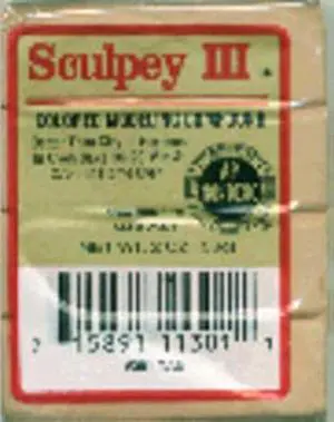 Sculpey III Polymer Clay 2oz-Tan