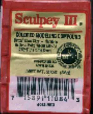 Sculpey III Polymer Clay 2oz-New Red