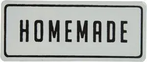 Homemade Kitchen Enameled Metal Wall Plaque 12 Inches