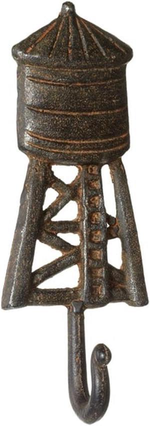 Midwest CBK Black Water Tower Wall Hook Distressed Cast Iron