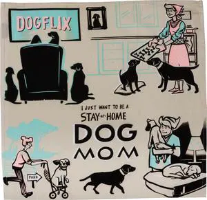 PBK I Just Want to Be a Stay at Home Dog Mom Kitchen Dish Towel Cotton PBK I Just Want to Be a Stay at Home Dog Mom Kitchen Dish Towel Cotton