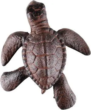 Cast Iron Nautical Tropical Ocean Reef Sea Turtle Figurine