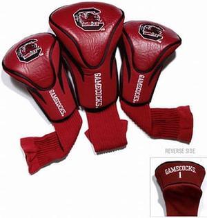 Team Golf Ncaa South Carolina Fighting Gamecocks 3 Pack Contour Golf Club Headcover, One Size